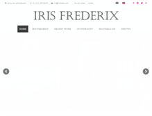 Tablet Screenshot of irisfrederix.com